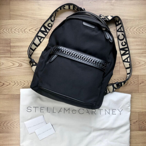 新品 ステラマッカートニー フィラベラ バックパック リュック ブラック