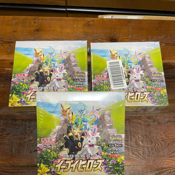 イーブイヒーローズ　ポケモンカード　3BOX 新品未開封　シュリンク付