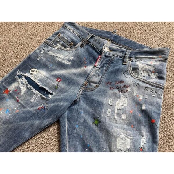 dsquared2 スケーター ペイントデニム