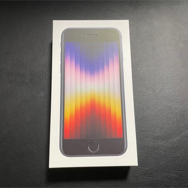 未通電品　iPhone SE3 128GB ミッドナイト　第3世代　SIMフリー