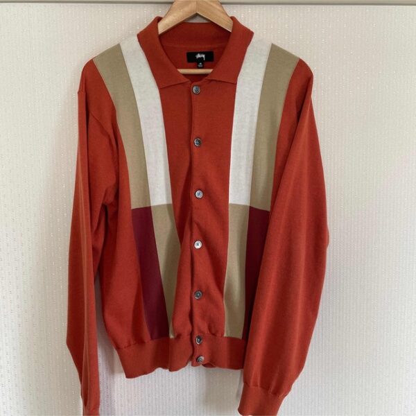 STUSSY COLOR BLOCK SWEATER