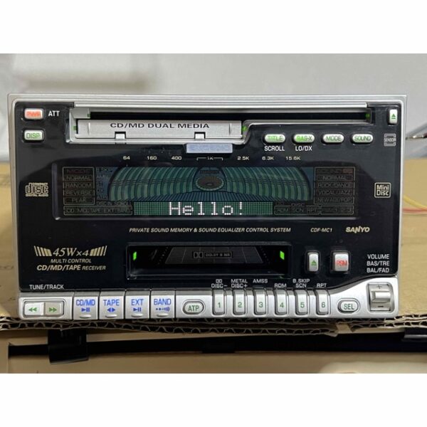 EXCEDIO（SANYO)の MD/CD/カセット CDF-MC1