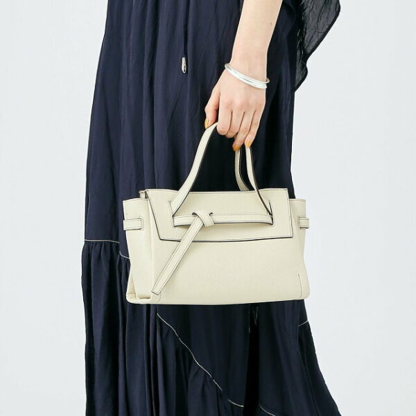 Knoty/レザーベルテッドトートBAG(mini)