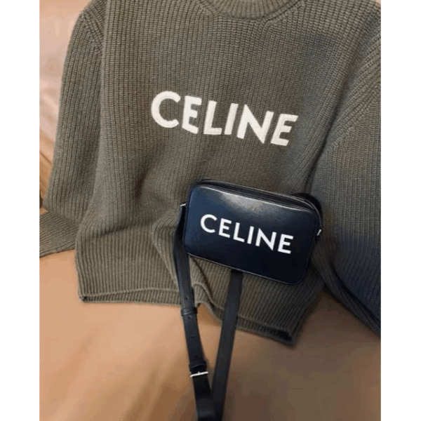 セリーヌ CELINE ショルダーバッグ ブラック メンズ