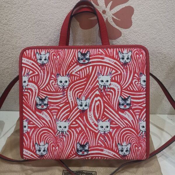 GUCCI グッチ チルドレンズ ヒグチユウコ トートバッグ 猫 ショルダー付