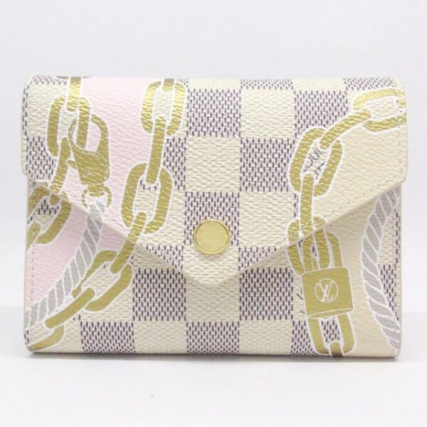 ルイヴィトン 3つ折り財布 ダミエ美品