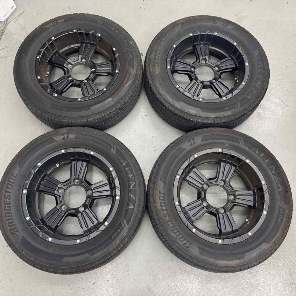スズキジムニーシエラ夏タイヤ社外アルミ付215/65R16 JB74W