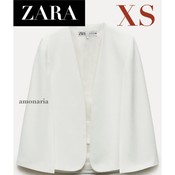 ZARA ケープジャケット　スリットスリーブジャケット　ジャケット