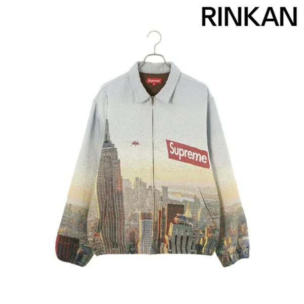 シュプリーム 20AW Aerial Tapestry Harrington Jacket エアリアルプリントハリントンジャケットブルゾン メンズ XL