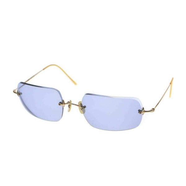 OLIVER PEOPLES オリバーピープルズ ROC-G サングラス ゴールド×ブルー