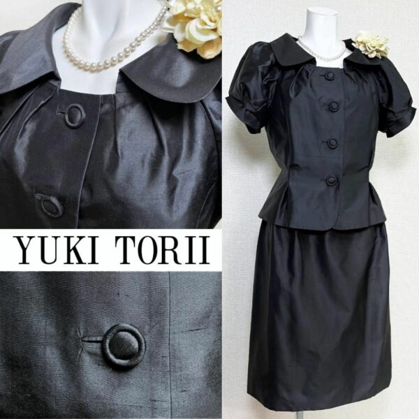 ■定価12万　ユキトリイ　シルク100%　高級喪服礼服