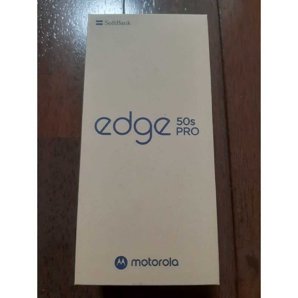 motorola edge 50s pro バニラクリーム ソフトバンク