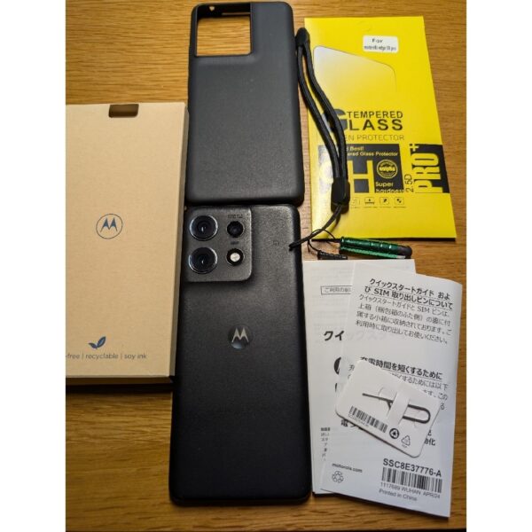 美品　Motorola　edge　50s pro 黒　ソフトバンク　スマホ