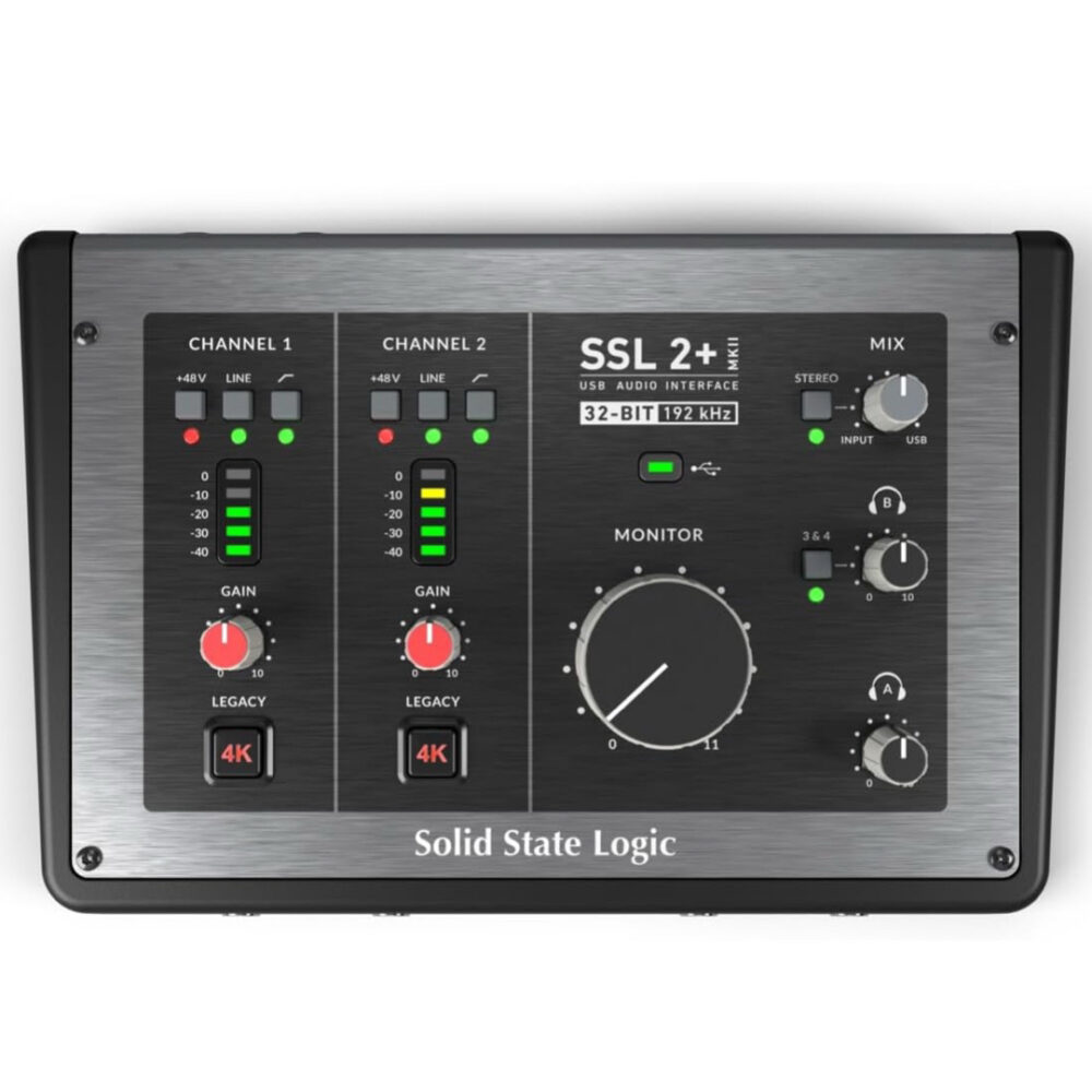 SSL 2+ MK2 USBオーディオインターフェイス