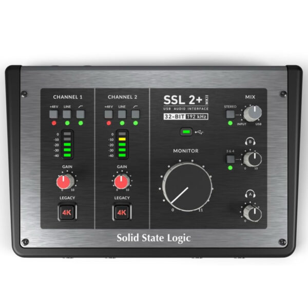 SSL 2+ MK2 USBオーディオインターフェイス