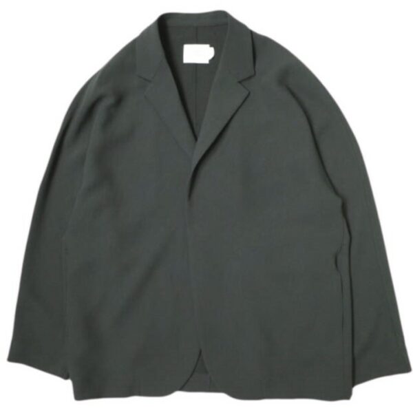UNITED ARROWS & SONS by DAISUKE OBANA ユナイテッドアローズ アンド サンズ 尾花大輔 24AW 日本製 ESSENS I D/S JACKET ボタンレス テーラードジャケット 5522-299-0310 M DK.GRAY N.Hoolywood アウター