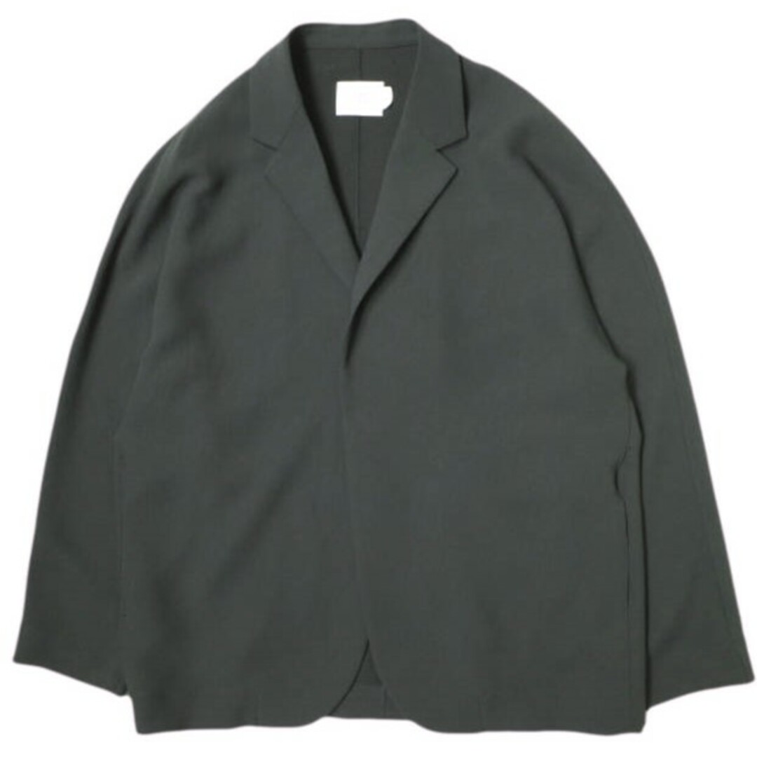UNITED ARROWS & SONS by DAISUKE OBANA ユナイテッドアローズ アンド サンズ 尾花大輔 24AW 日本製 ESSENS I D/S JACKET ボタンレス テーラードジャケット 5522-299-0310 M DK.GRAY N.Hoolywood アウター