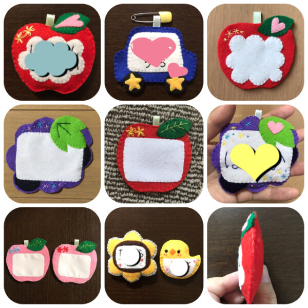 フェルト 名札